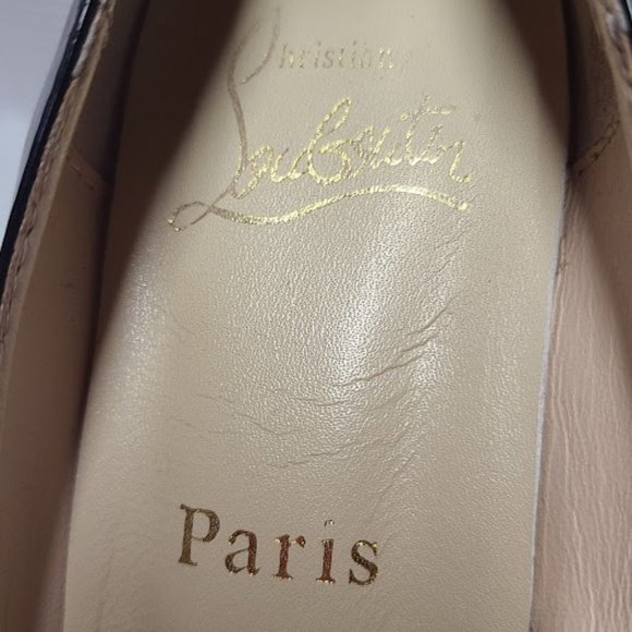 Christian Louboutin Black Patent Leather Heels - Picture 9 of 16